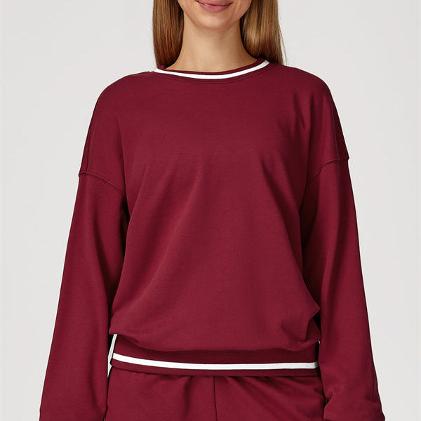 The Amara Sweatshirt Lounge Shorts 2-Piece Set
