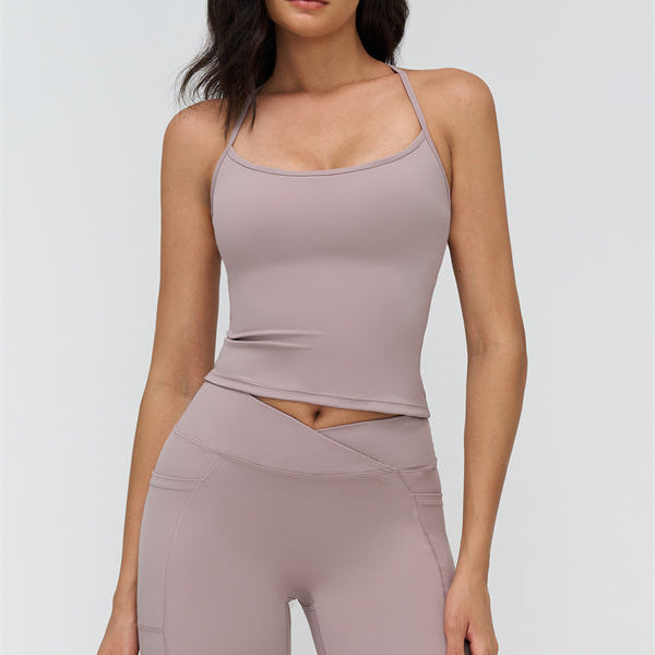 The BoldFit Crop Top Flared Leggings 2-Piece Set