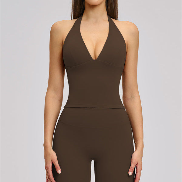 The Zestful Tank Top Flared Leggings 2-Piece Set