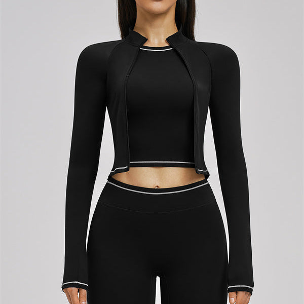 The Unbound Jacket Crop Top Leggings 3-Piece Set