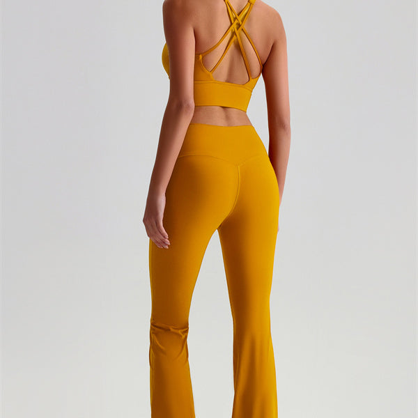 The Brave Sports Bra Flared Leggings 2-Piece Set