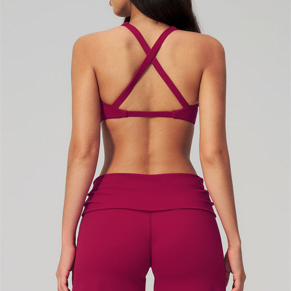 The Daring Sports Bra Straight Leg Pants 2-Piece Set