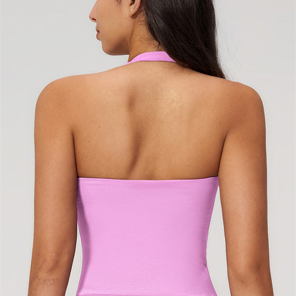 The Empower Halter Crop Top