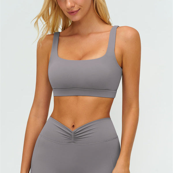 The Lushness V-Back Sports Bra Shorts 2-Piece Set