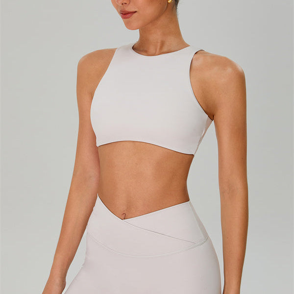 The Jewel Crop Top Crossover Shorts 2-Piece Set