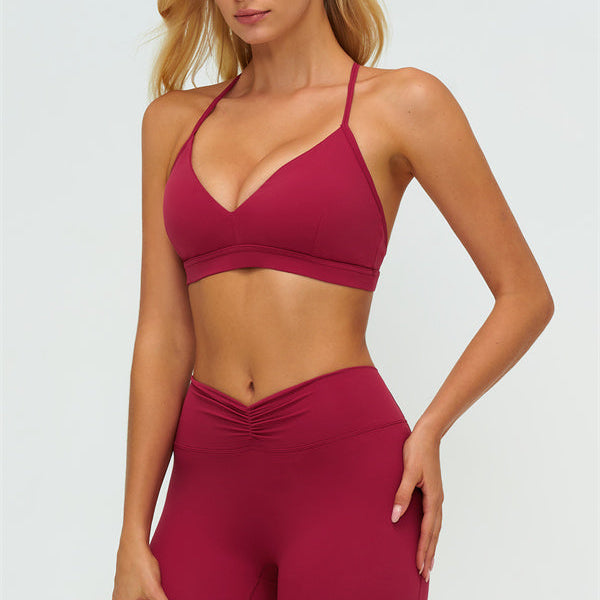 The Lushness Y-Back Sports Bra Leggings 2-Piece Set