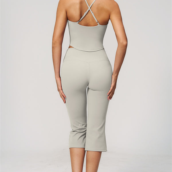 The Zura Tank Top Capri Leggings 2-Piece Set