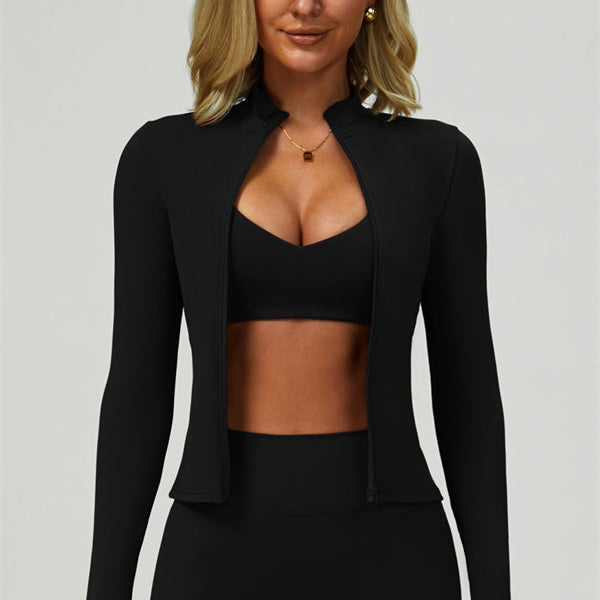 The Elixir Jacket Sports Bra Shorts 3-Piece Set