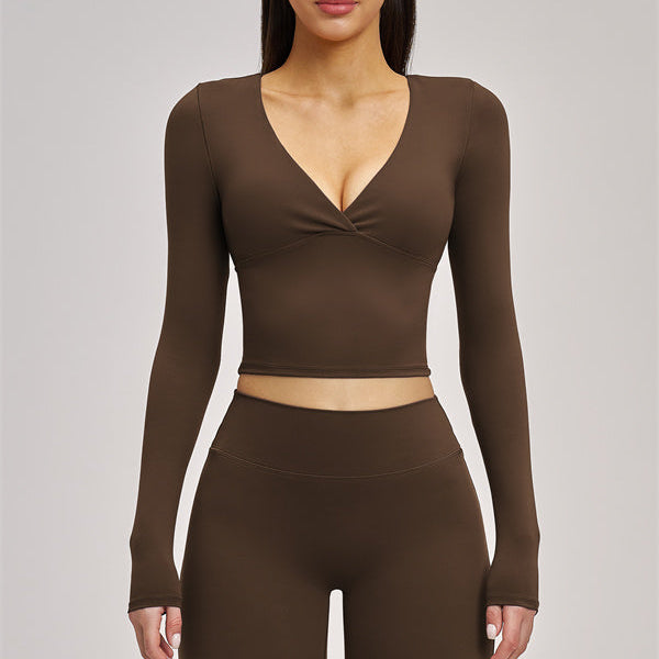 The Swoon Long Sleeve Crop top Flared Leggings 2-Piece Set