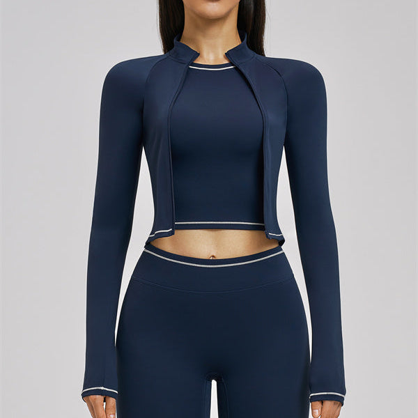 The Unbound Jacket Crop Top Leggings 3-Piece Set
