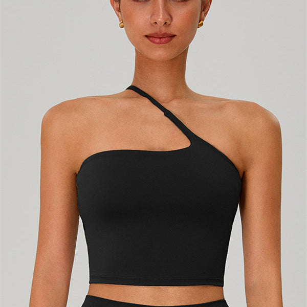 The Jewel One-Shoulder Crop Top