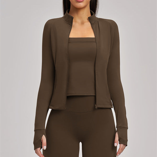 The Swoon Jacket Tank Top Flared Leggings 3-Piece Set