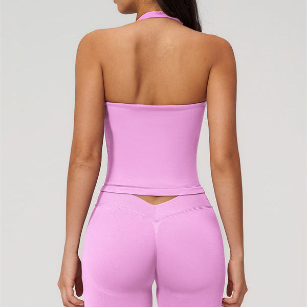 The Empower Halter Crop Top Leggings 2-Piece Set