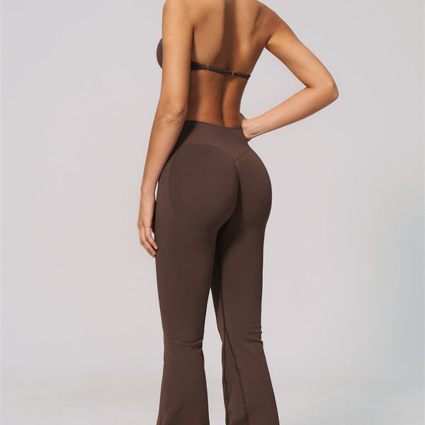 The Velvetine Sports Bra Flared Leggings 2-Piece Set
