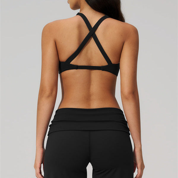 The Daring Sports Bra Straight Leg Pants 2-Piece Set