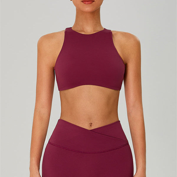 The Jewel Crop Top Crossover Shorts 2-Piece Set