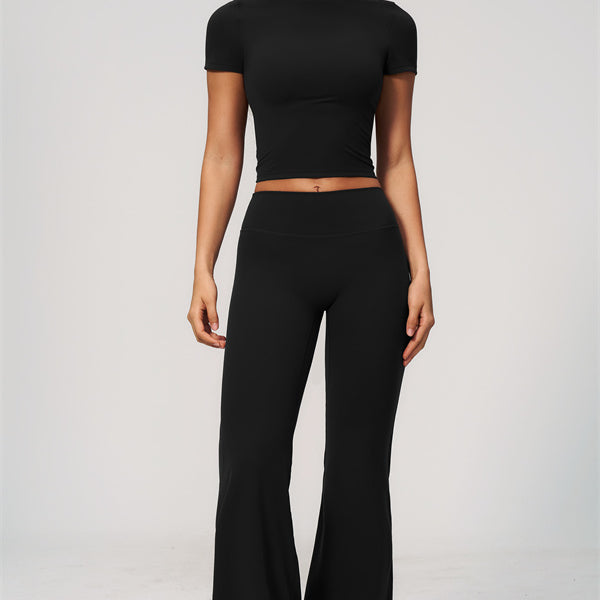 The Zura T-shirt Flared Leggings 2-Piece Set