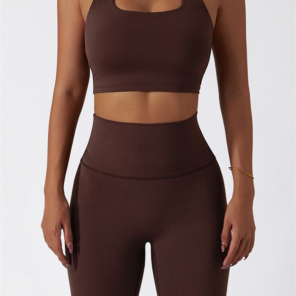The Seraphine Halter Crop Top Leggings 2-Piece Set