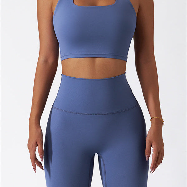 The Seraphine Halter Crop Top Leggings 2-Piece Set