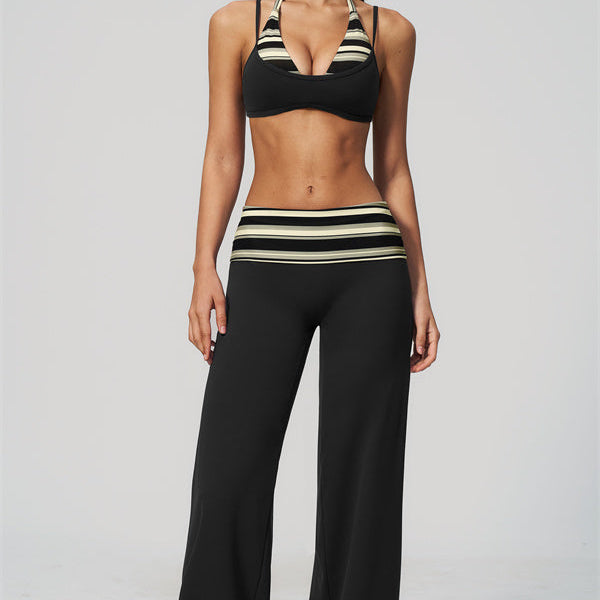 The Enliven Sports Bra Straight Leg Pants 2-Piece Set