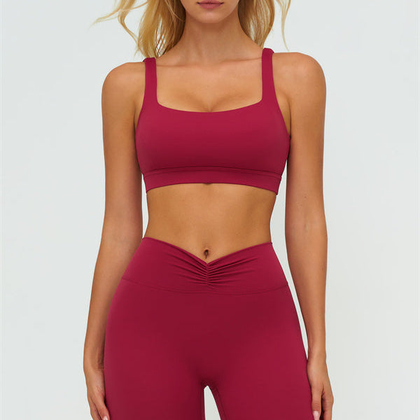 The Lushness V-Back Sports Bra Leggings 2-Piece Set