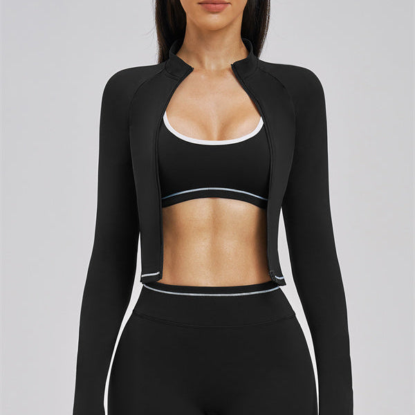 The Unbound Jacket Sports Bra Shorts 3-Piece Set