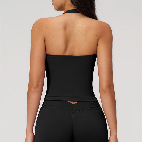 The Empower Halter Crop Top Shorts 2-Piece Set