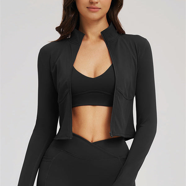 The Sizzle Zip Jacket Sports Bra Shorts 3-Piece Set
