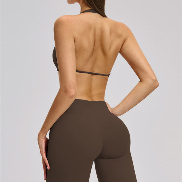 The Zestful Sports Bra Flared Leggings 2-Piece Set