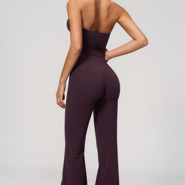 The Lox Crop top Flared Leggings 2-Piece Set