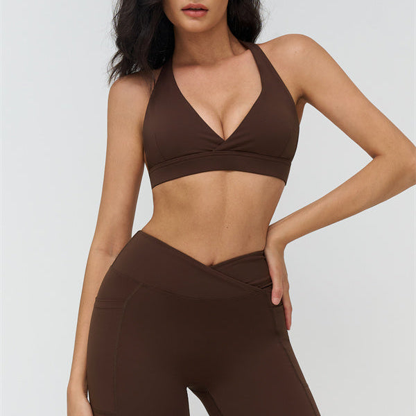 The BoldFit Sports Bra Flared Leggings 2-Piece Set