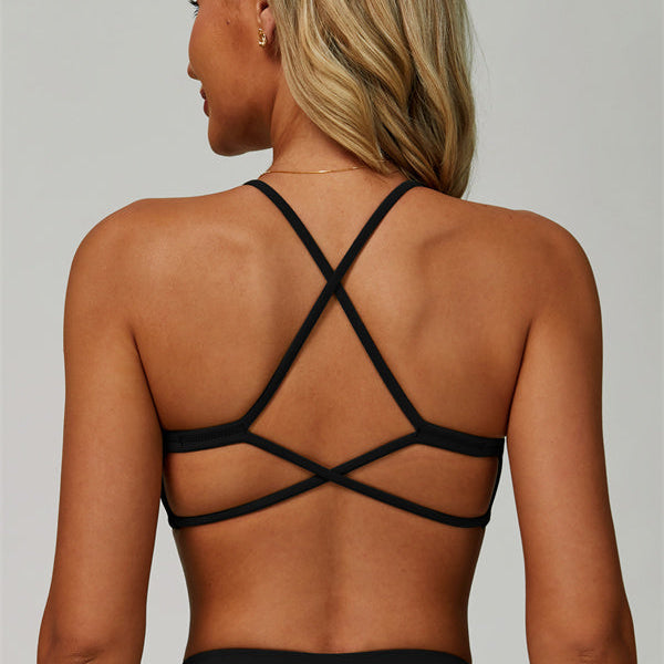 The Bold Cross Back Sports Bra
