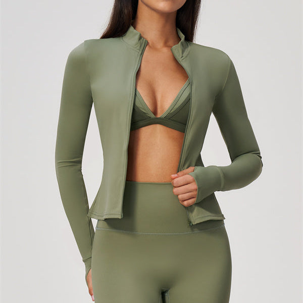 The New Seraphine Jacket Sports Bra Leggings 3-Piece Set