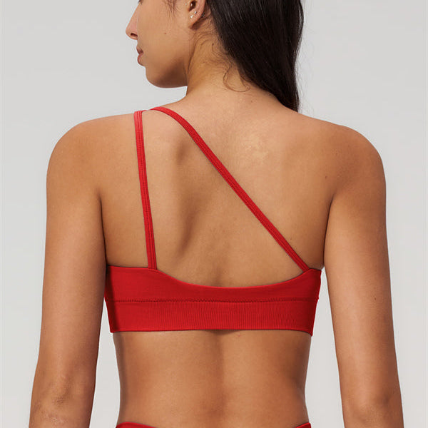 The Empower One-Shoulder Sports Bra