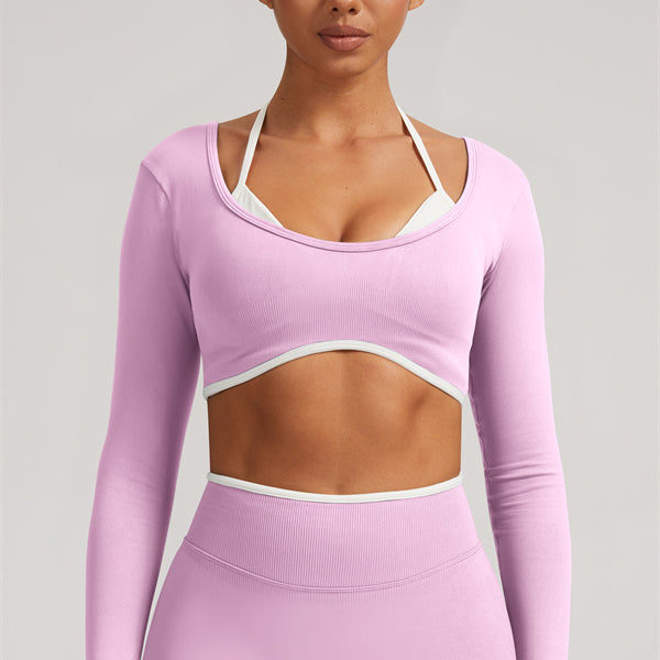 The Elevate New Long Sleeve Crop top
