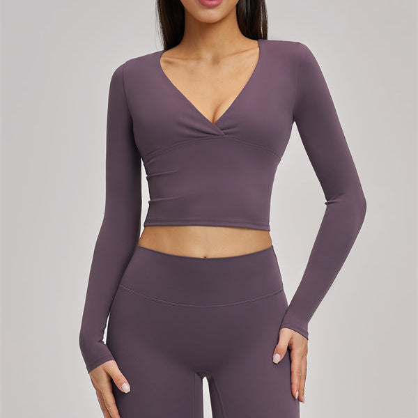 The Swoon Long Sleeve Crop top Leggings 2-Piece Set