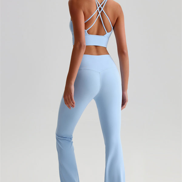 The Brave Sports Bra Flared Leggings 2-Piece Set