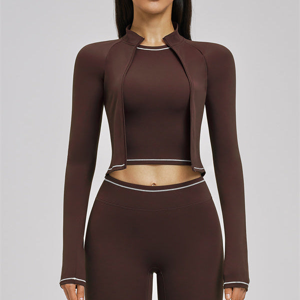 The Unbound Jacket Crop Top Leggings 3-Piece Set