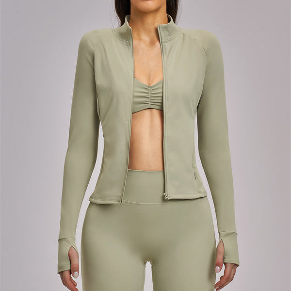 The Swoon Jacket Sports Bra Flared Leggings 3-Piece Set