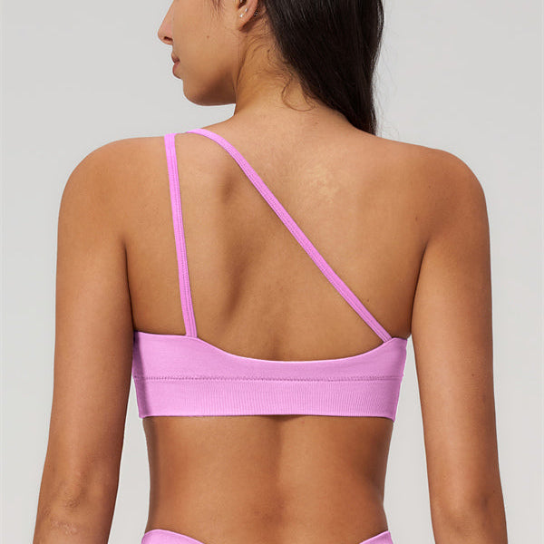 The Empower One-Shoulder Sports Bra
