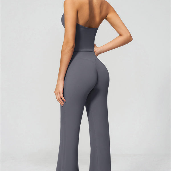 The Lox Crop top Flared Leggings 2-Piece Set