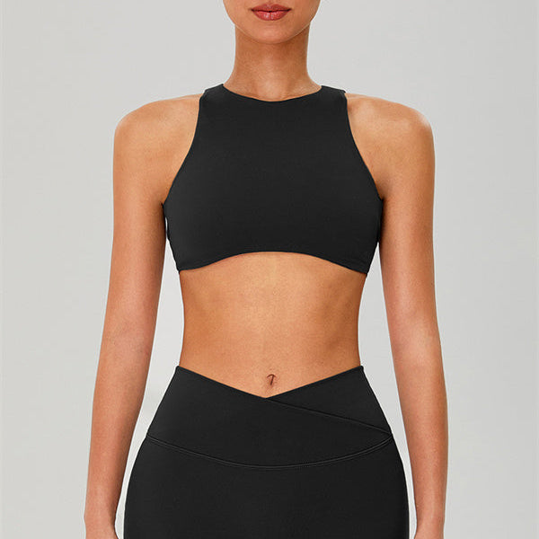 The Jewel Crop Top Crossover Shorts 2-Piece Set