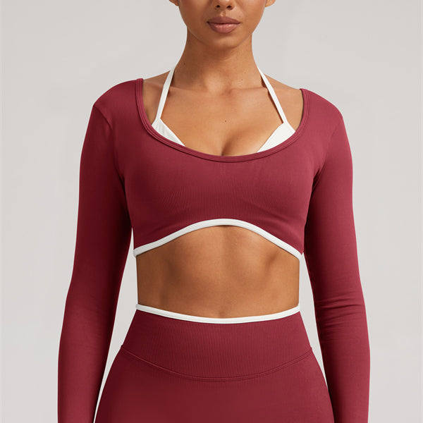 The Elevate Long Sleeve Crop top