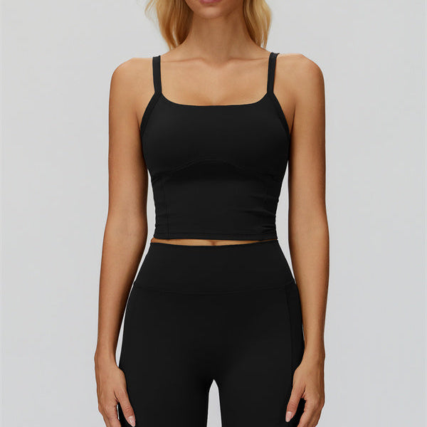 The Fyra Crop Tank Flared Leggings 2-Piece Set