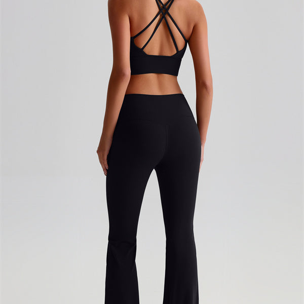 The Brave Sports Bra Flared Leggings 2-Piece Set