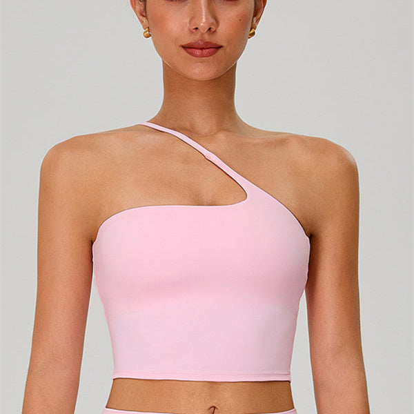 The Jewel One-Shoulder Crop Top