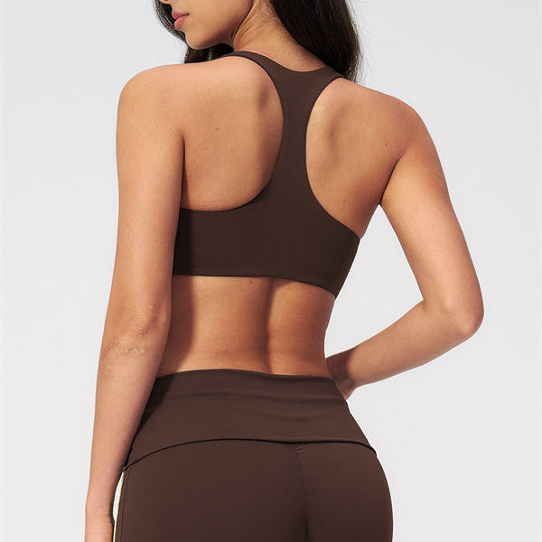 The Evoke Racerback Sports Bra Shorts 2-Piece Set