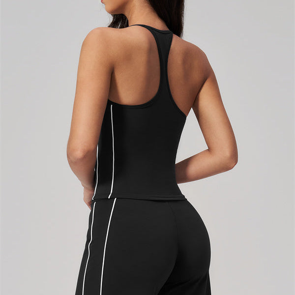 The Breathe Crop Top Straight Leg Pants 2-Piece Set