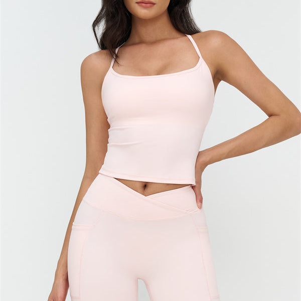 The BoldFit Crop Top Flared Leggings 2-Piece Set