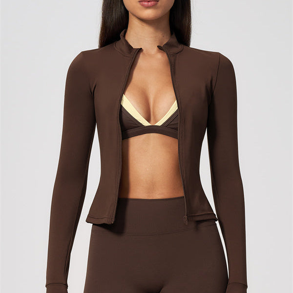 The Seraphine Jacket Sports Bra Shorts 3-Piece Set